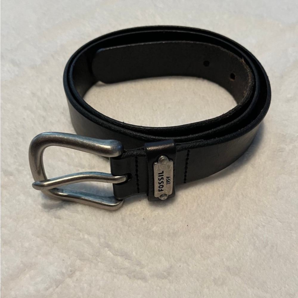Fossil belt size medium black